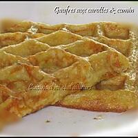 recette Gaufres au carottes & cumin