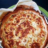 recette Tarte poireaux saumon chèvre