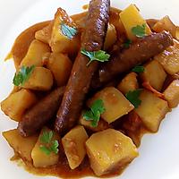 recette ragout pommes de terre merguez