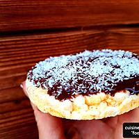 recette Galettes de maïs chocolat-coco ( un encas sain prêt en 5min et sans gluten !..)