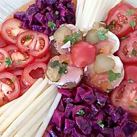 recette plat de cruditées fraicheur