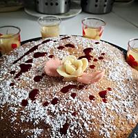 recette Gâteau aux pommes et fleur d'oranger