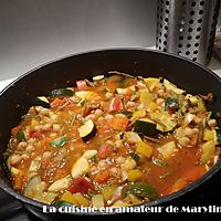 recette Poêlée de légumes et pois chiches