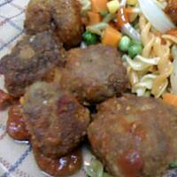 recette BOULETTES DE VIANDE A LA SAUCE TOMATE