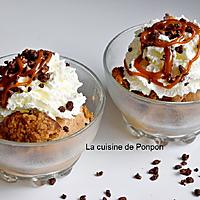 recette Glace aux 2 ingrédients confiture de lait cacao noisettes et crème fraîche, sans sorbetière