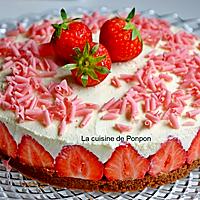 recette Fraisier sans cuisson