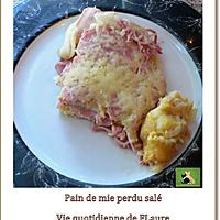 recette Pain de mie perdu salé