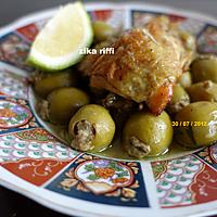 recette MARKA-MARQUET ZAÏTOUNE-POULET AUX OLIVES FARCIES