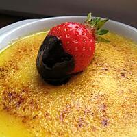 recette Creme brulée onctueuse au chocolat blanc