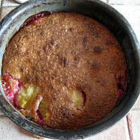 recette Gâteau fondant aux prunes de mon jardin