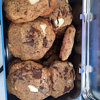 recette Cookies noir et lait