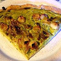 recette Tarte de Noix de St Jacques & Avocat