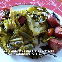 recette Chou pointu avec des diots savoyards