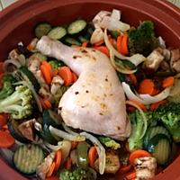 recette Tajine de légumes poulets