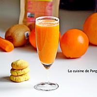 recette Jus d'orange, carotte, kiwi et acérola, vegan