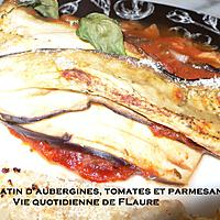 recette Gratin d'aubergines, tomates et parmesan