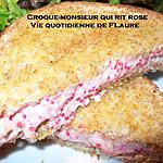 recette Croque-monsieur qui rit rose