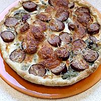 recette quiche aux endives et saucisses de montbéliard