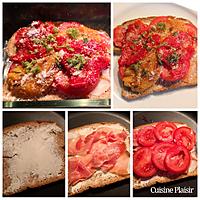 recette Tartine gourmande