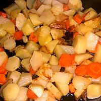 recette Poêlée de pommes de terre carottes pommes Chayottes