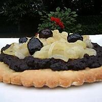 recette Petites pissaladières à la tapenade