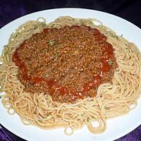 recette Spaghettis bolognaise express