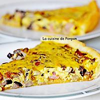 recette Tarte aux champignons des bois