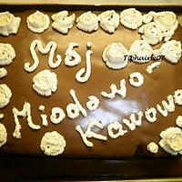 recette Gâteau Miodowo-Kawowe