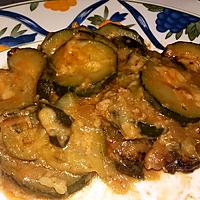 recette Poêlée de courgettes etc...