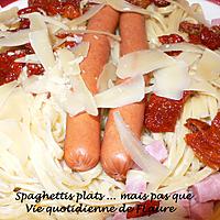 recette Spaghettis plats …. Mais pas que