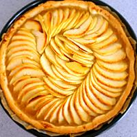 recette Tarte aux pommes  compote maison