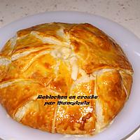 recette Reblochon en croute, lardons, oignons, pommes de terre.