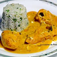 recette Filet de poulet à la sauce moutarde et champignons