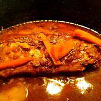 recette Rôti haché  carottes et  sa sauce (pain de viande )