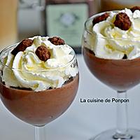 recette Crème à la pâte à tartiner chocolat-noisette-citron-coriandre, sans farine et sans oeufs