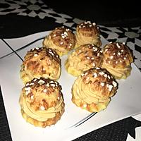 recette Chouquettes a la crème de mascarpone caramel