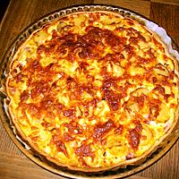 recette tarte, quiche aux pommes de terre.