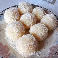 recette Ladoo coco (boules de coco et lait condensé)