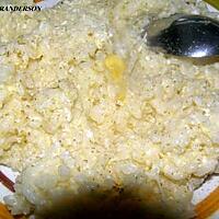 recette riz aux oeufs et fromage rape