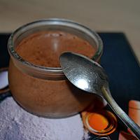 recette Mon petit pot de crème au chocolat