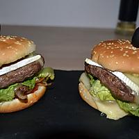 recette Mon burger au brie