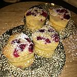 recette Gâteau au chocolat blanc, framboise et compote de pomme