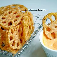 recette Chips de racine de lotus, végétarien