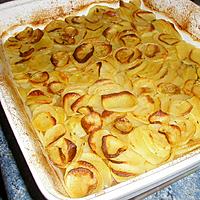 recette Gratin de pommes de terre à la boulangère