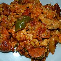 recette Riz  façon Jambalaya