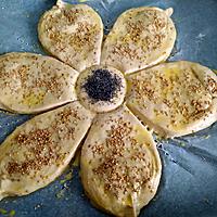 recette Pain en forme de fleur