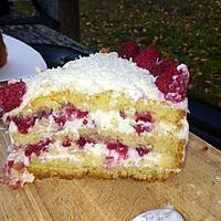 recette Gâteau framboise