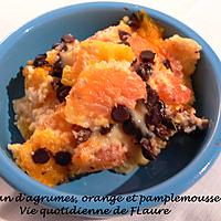 recette Flan d'agrumes, orange et pamplemousse
