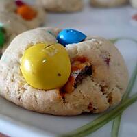 recette Cookies aux m&m's