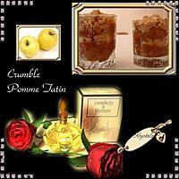 recette Crumble pommes/tatin